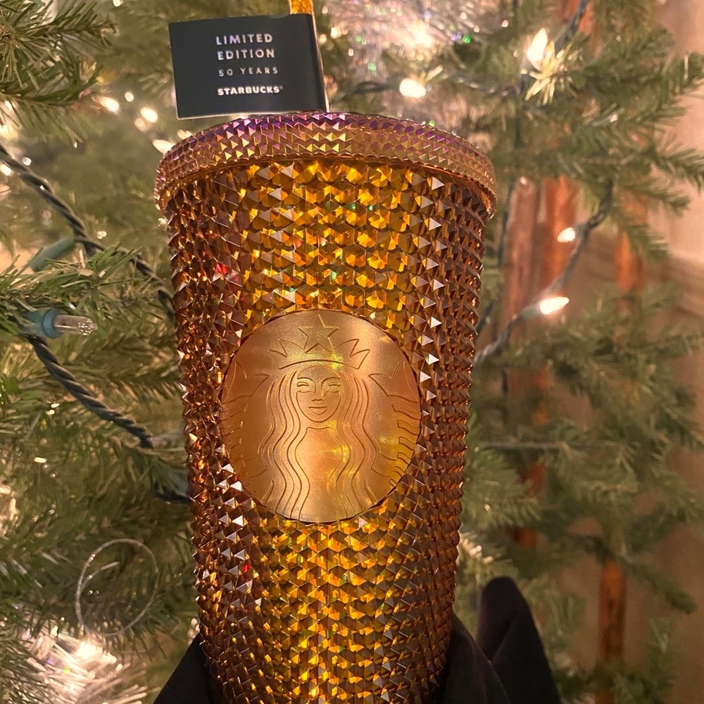 Starbucks 2021 50 Year Copper Studded 16oz Tumbler